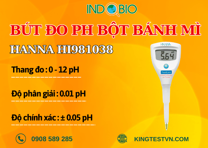 Bút đo pH cầm tay Hanna HI981038